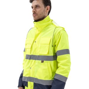 İş Kıyafetleri | Alaska Hi Vis 2 in 1 Mont Neon Sarı - Lacivert | Konemon Tekstil | iş elbiseleri | iş ayakkabısı | iş kıyafeti satan yerler