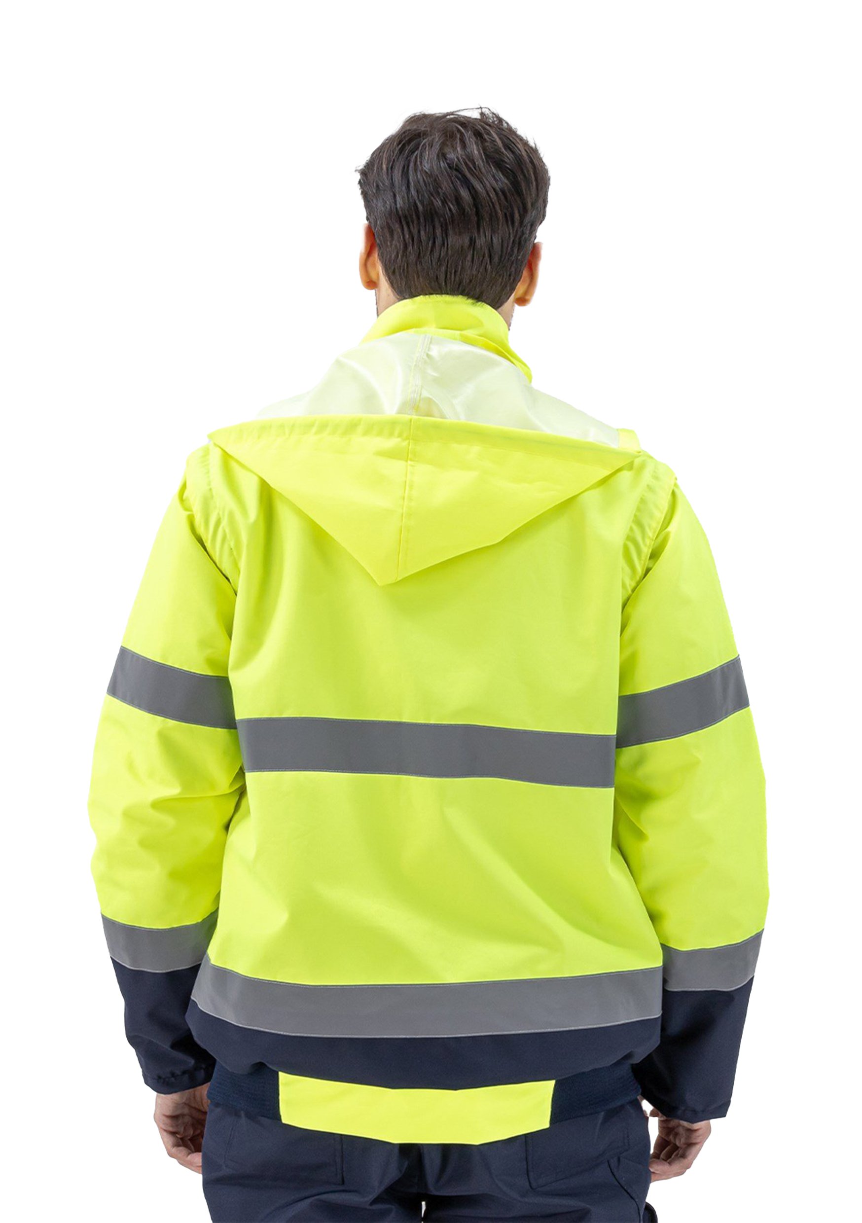 İş Kıyafetleri | Alaska Hi Vis 2 in 1 Mont Neon Sarı - Lacivert | Konemon Tekstil | iş elbiseleri | iş ayakkabısı | iş kıyafeti satan yerler