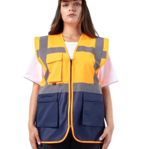 Alaska Hi Vis Mühendis Yeleği Neon Turuncu - Lacivert | İş Kıyafeti | Konemon Tekstil İş Kıyafetleri | Alaska Hi Vis Mühendis Yeleği Neon Turuncu - Lacivert | Konemon Tekstil | iş elbiseleri | iş ayakkabısı | iş kıyafeti satan yerler