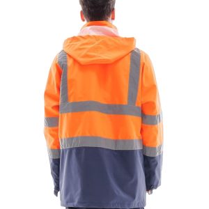 İş Kıyafetleri | Alaska Hi Vis Parka Neon Turuncu - Lacivert | Konemon Tekstil | iş elbiseleri | iş ayakkabısı | iş kıyafeti satan yerler