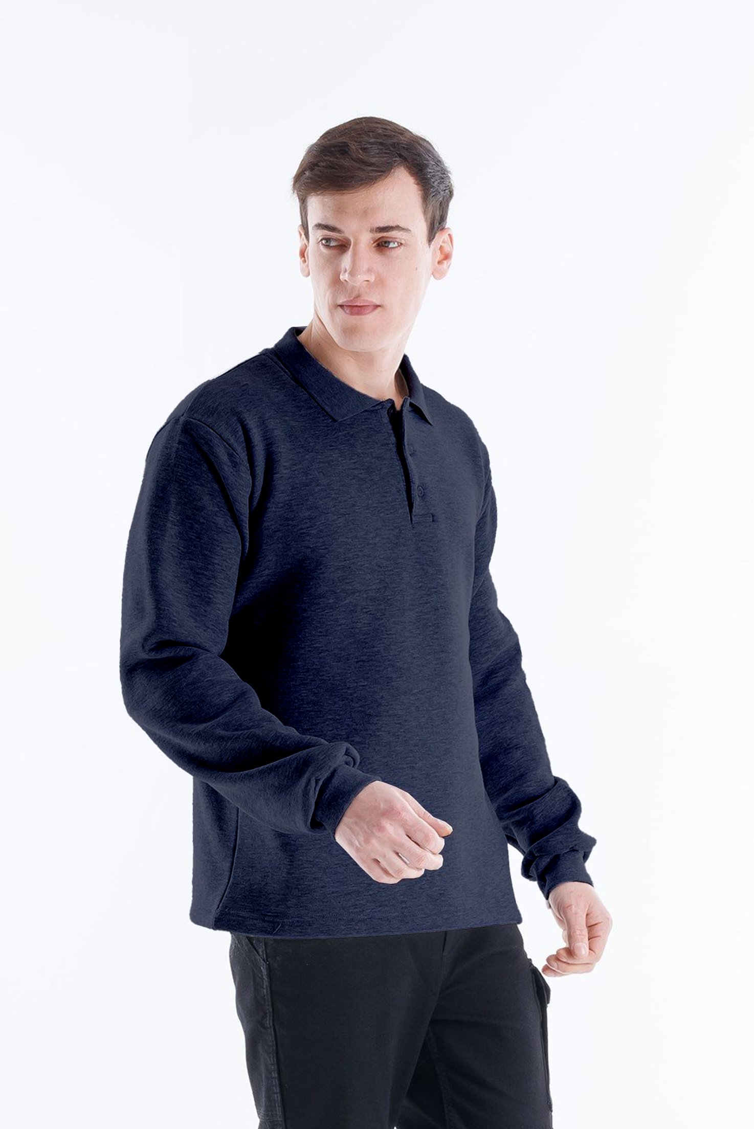 İş Kıyafetleri | Elegans Polo Sweatshirt Antrasit | Konemon Tekstil | iş elbiseleri | iş ayakkabısı | iş kıyafeti satan yerler