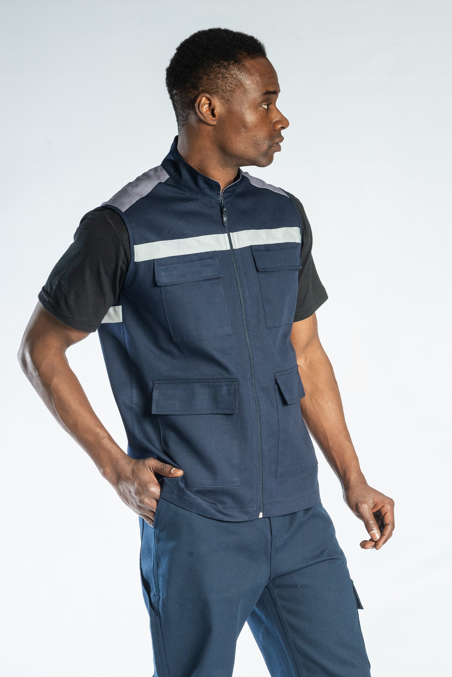 İş Kıyafetleri | Oscarthin Yelek Lacivert | Konemon Tekstil | iş elbiseleri | iş ayakkabısı | iş kıyafeti satan yerler