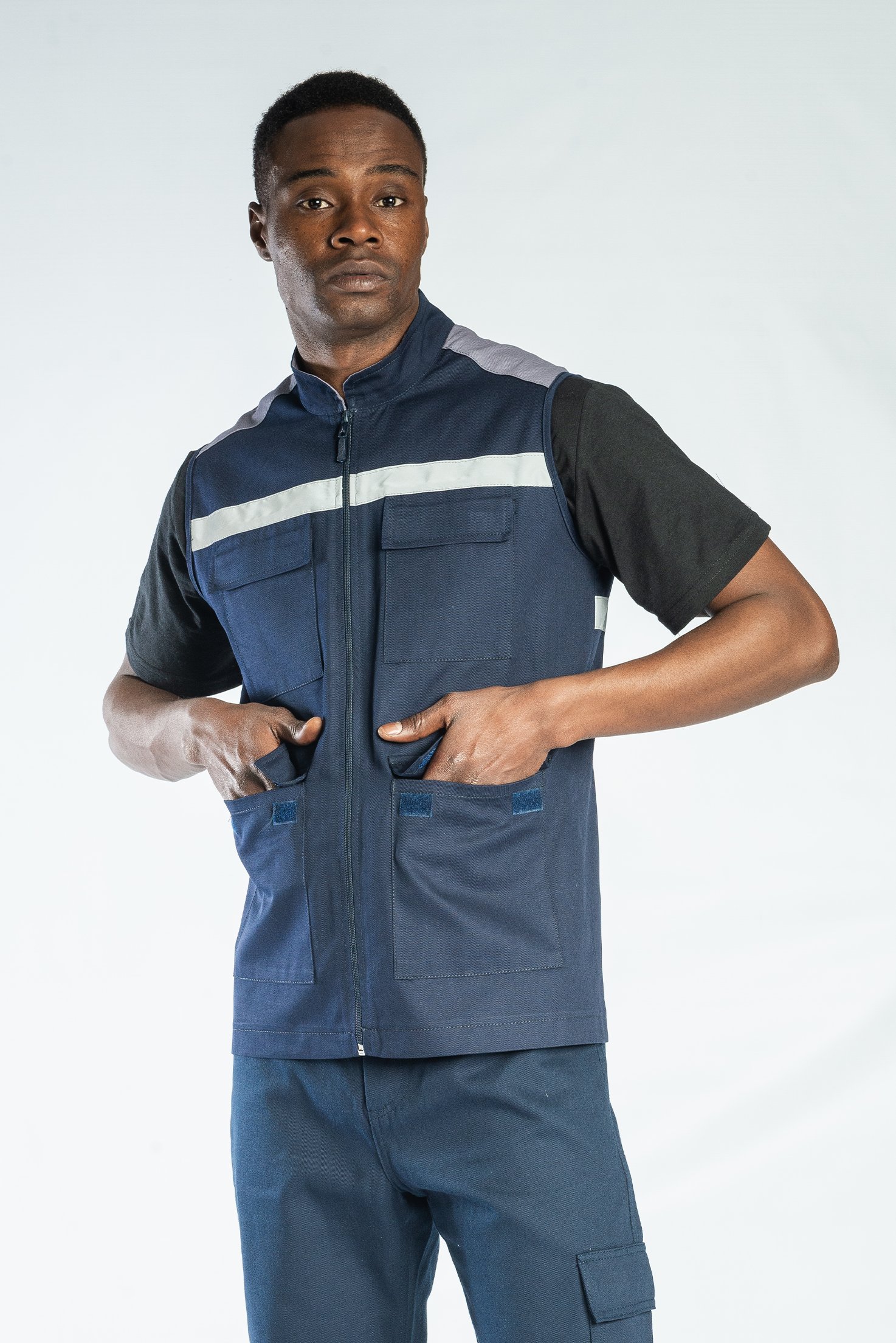 İş Kıyafetleri | Oscarthin Yelek Lacivert | Konemon Tekstil | iş elbiseleri | iş ayakkabısı | iş kıyafeti satan yerler