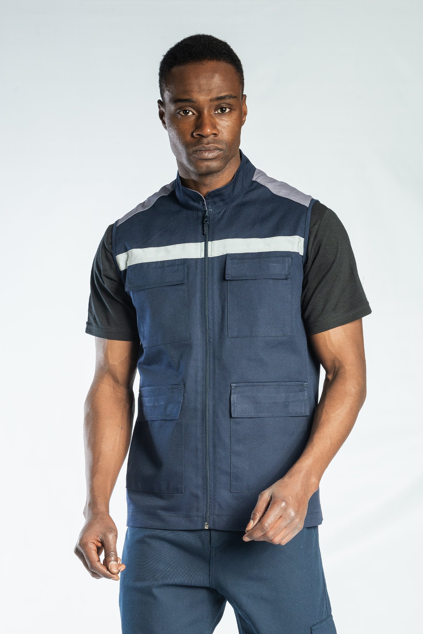 İş Kıyafetleri | Oscarthin Yelek Lacivert | Konemon Tekstil | iş elbiseleri | iş ayakkabısı | iş kıyafeti satan yerler