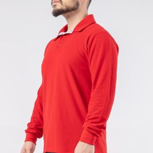 İş Kıyafetleri | Regular Polo Pike Uzun Kol T Shirt Kırmızı | Konemon Tekstil | iş elbiseleri | iş ayakkabısı | iş kıyafeti satan yerler