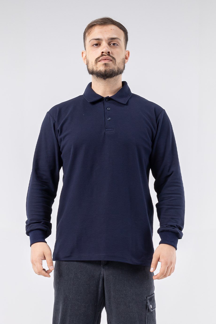 İş Kıyafetleri | Regular Polo Pike Uzun Kol T Shirt Lacivert | Konemon Tekstil | iş elbiseleri | iş ayakkabısı | iş kıyafeti satan yerler