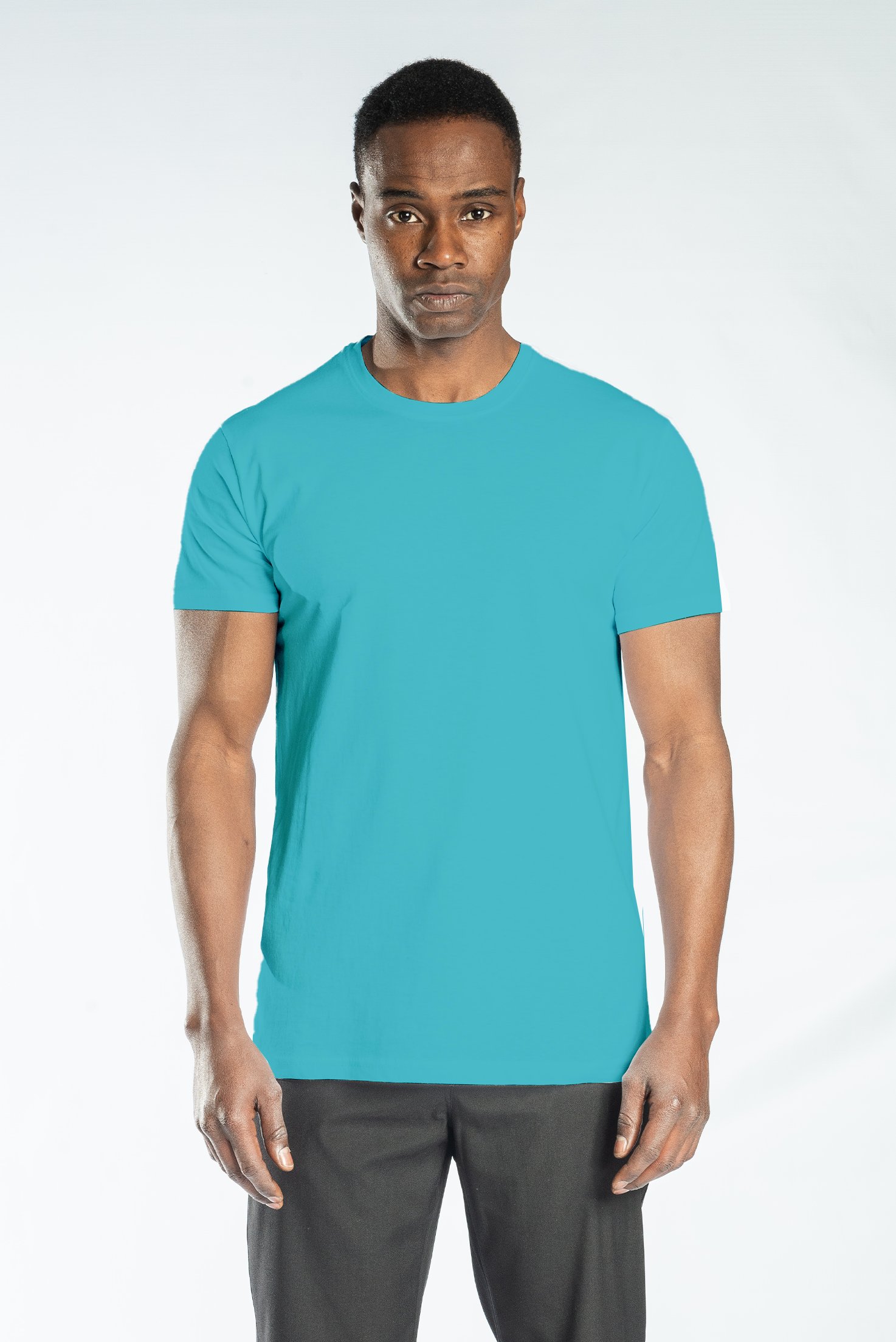 İş Kıyafetleri | Regular Basic Bisiklet Yaka T Shirt Turkuaz | Konemon Tekstil | iş elbiseleri | iş ayakkabısı | iş kıyafeti satan yerler