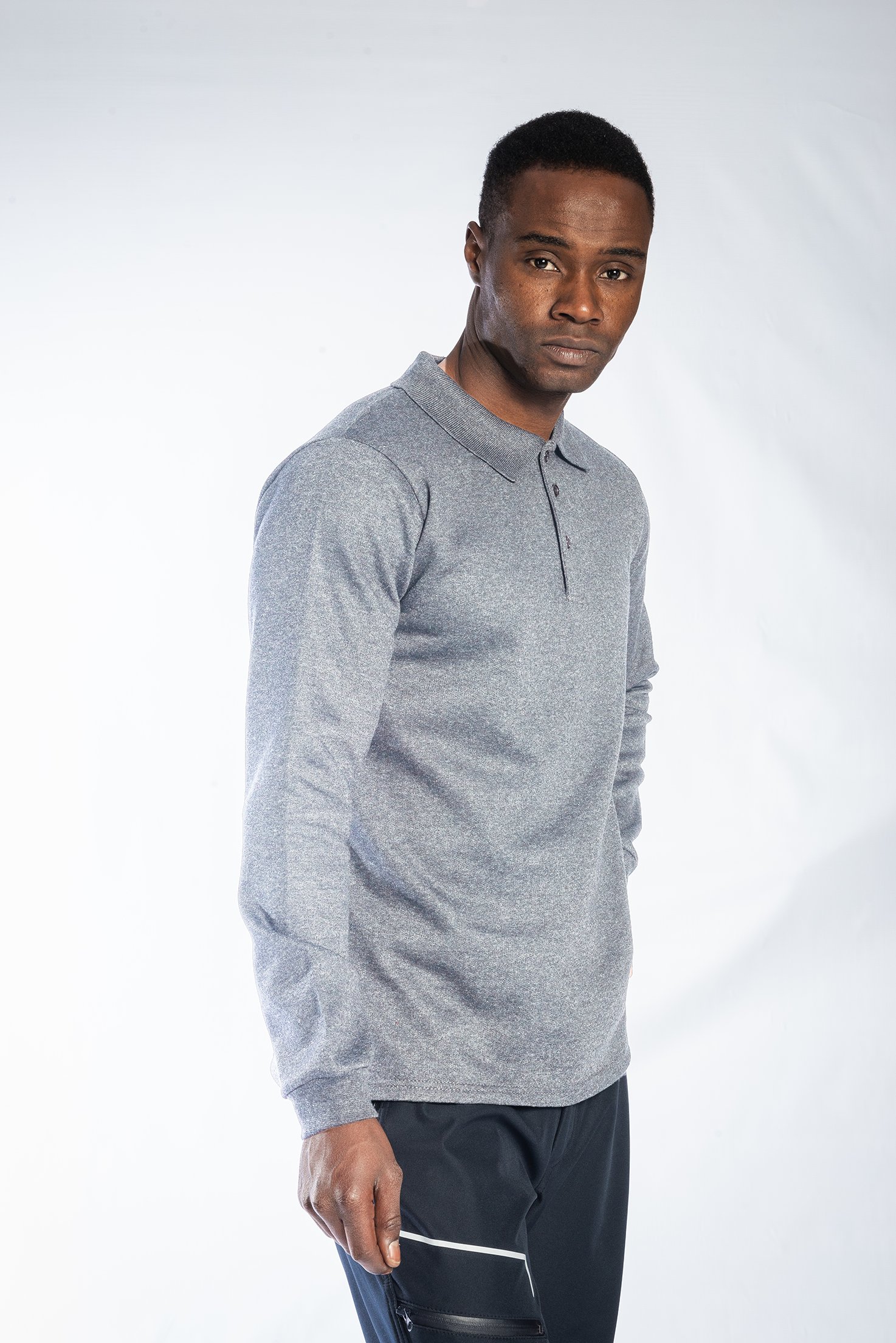 Regular Polo Sweatshirt Gri | İş Kıyafeti | Konemon Tekstil İş Kıyafetleri | Regular Polo Sweatshirt Gri | Konemon Tekstil | iş elbiseleri | iş ayakkabısı | iş kıyafeti satan yerler