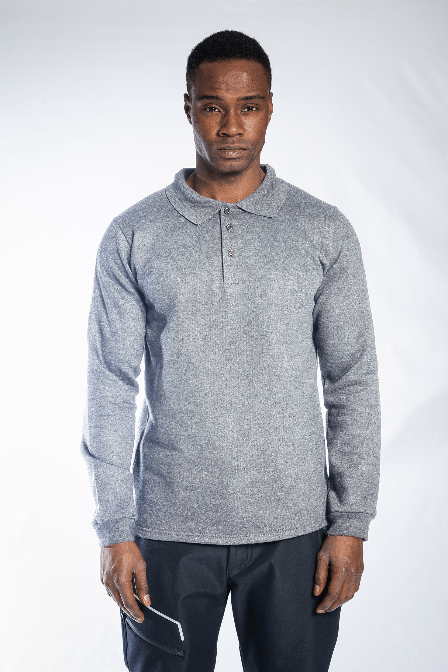 Regular Polo Sweatshirt Gri | İş Kıyafeti | Konemon Tekstil İş Kıyafetleri | Regular Polo Sweatshirt Gri | Konemon Tekstil | iş elbiseleri | iş ayakkabısı | iş kıyafeti satan yerler