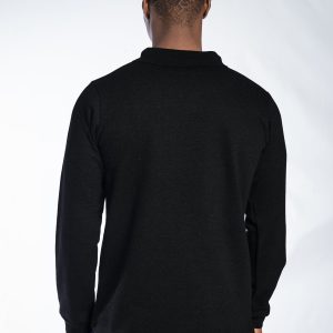 İş Kıyafetleri | Regular Polo Sweatshirt Siyah | Konemon Tekstil | iş elbiseleri | iş ayakkabısı | iş kıyafeti satan yerler